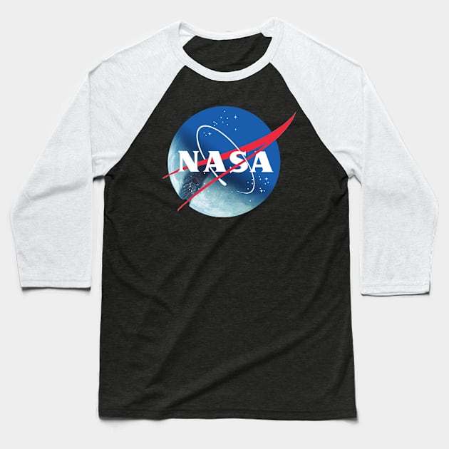 The NASA Star Killer Base Baseball T-Shirt by TheWhiteTreeStore